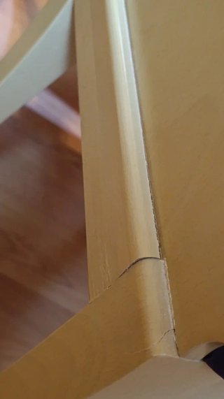 Conjunto de 6 sillas de comedor de madera