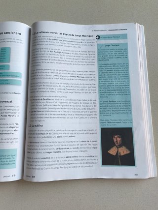 Lengua castellana y literatura 1, Le Bachillerato