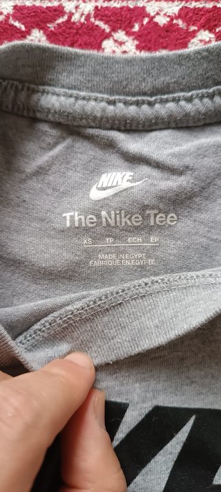 Camiseta Nike Gris Talla XS