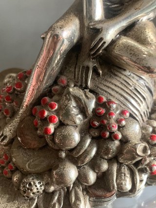 Cornucopia vintage argento donna