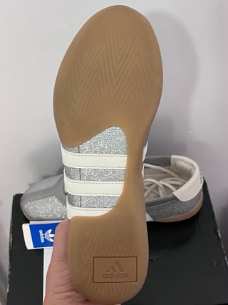 Bailarinas Adidas Taekwondo Plata Glitter