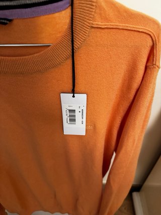 Maglia Guess Salmone Manica Lunga Leggera