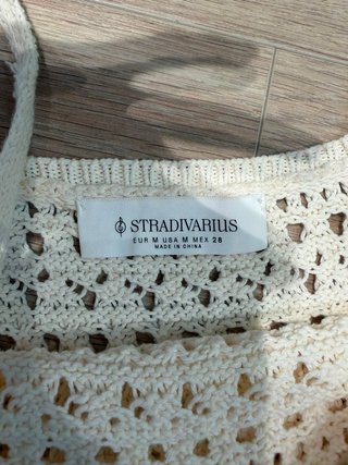 Vestido playero crochet blanco