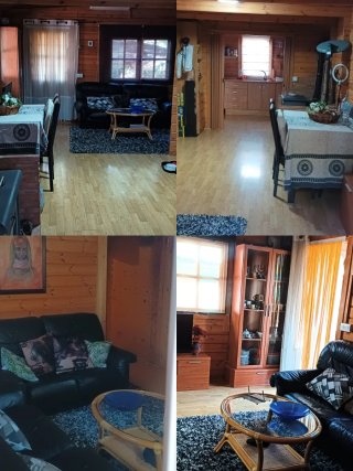 Casa de madera en parcela camping ( los carasoles)