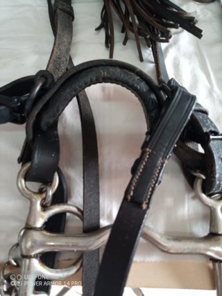 Cabezadas caballo vaquera de cuero