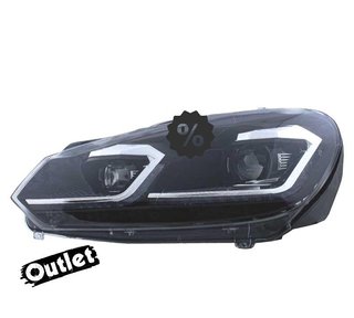 CX FAROS VOLKSWAGEN VW GOLF 6 08-13 LOOK SILVER GOLF 7 DINAM