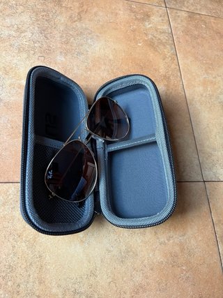 Gafas de Sol Ray-Ban Marrones y Doradas