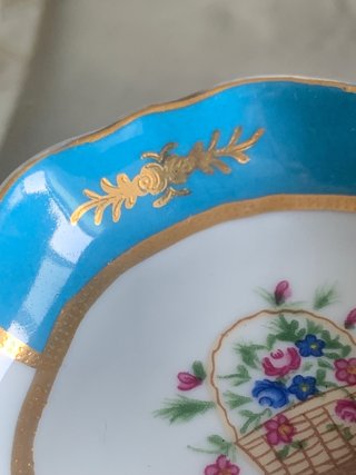 Posacenere vintage Limoges in porcellana