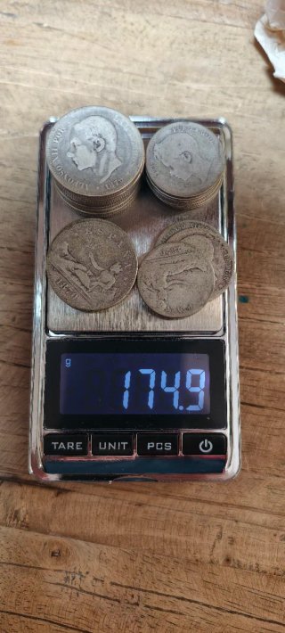 Lote monedas plata Alfonso XII 1870-1879