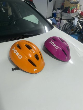 2 Cascos Infantiles Ajustables