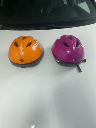 2 Cascos Infantiles Ajustables