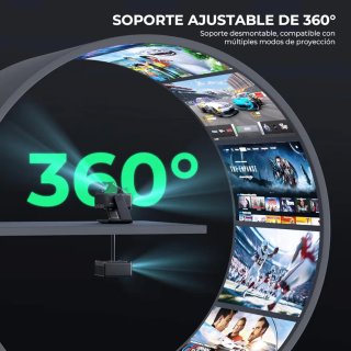 Proyector 1080P WiFi 6 Compatible Netflix