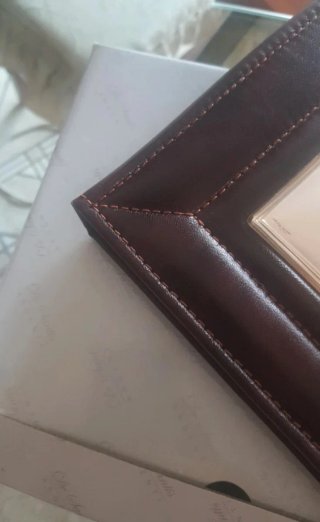 Album fotografico pelle e argento