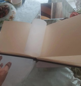Album fotografico pelle e argento