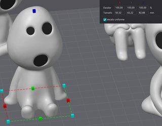 3D Ghibli Kodamas 6 Figuras Fotoluminiscentes