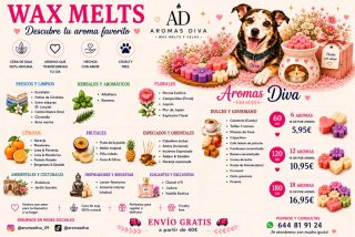 Aromas Diva - Cera de Soja Artesanal