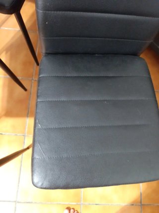 Juego de 4 Sillas Negras