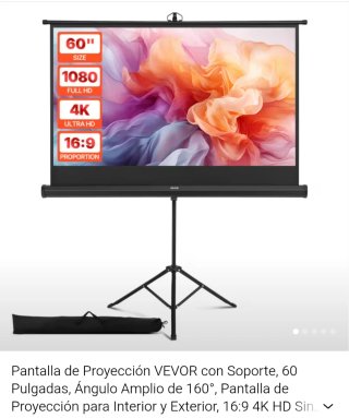 Pantalla Proyector 60