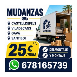 Mudanzas Castelldefels Viladecans Gavá sant boi