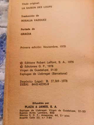 La epoca de los lobos las columnas del cielo