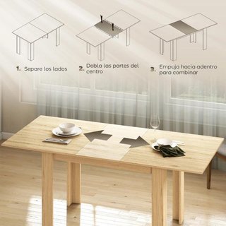 Mesa Comedor Extensible 140-180cm 6-8 Personas