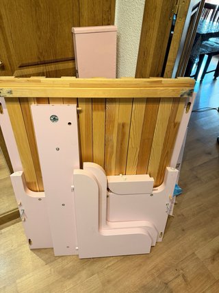 Cama infantil rosa IKEA