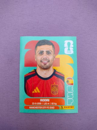 Cromos Mundial Rodri - Panini