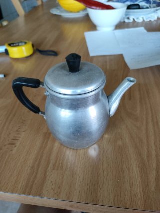 Caffettiera/Teiera vintage alluminio