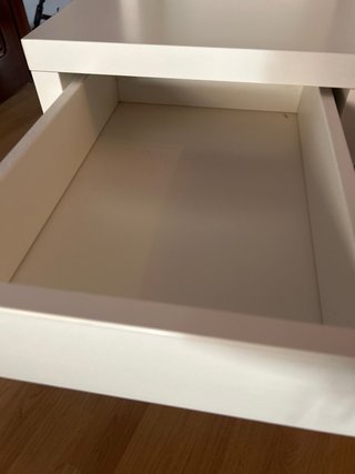 Escritorio Blanco Ikea con Estantería