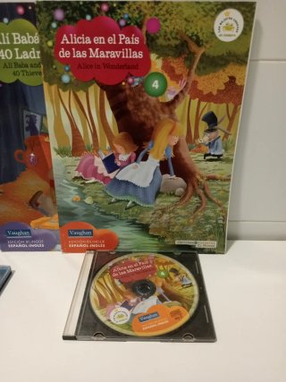 6 Cuentos y DVDs Bilingües Español-Inglés