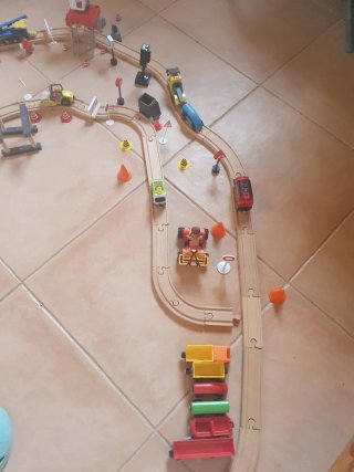 Vías de tren de madera IKEA
