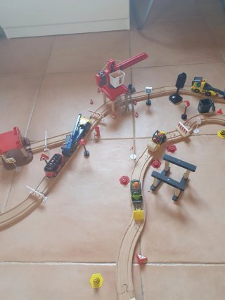 Vías de tren de madera IKEA