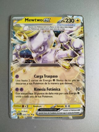 Carta Pokémon Mewtwo EX 230 PS Teracristal