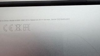 Macbook Pro 13” 2019 para piezas