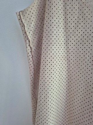 Top tirantes serraje beige. ZARA