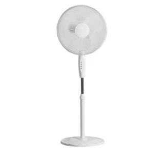 Ventilador de pie blanco