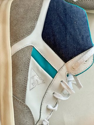 Le Coq Sportif caña alta piel 44