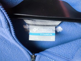 Forro Polar Mujer Columbia Azul y coral