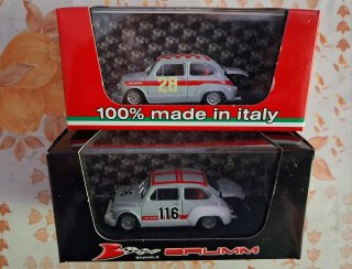 1/43 - LOTE 2 FIAT ABARTH BRUMM