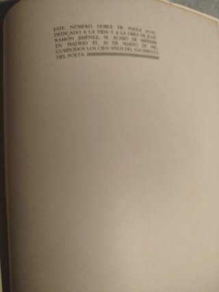 Revista ilustrada información poética. J R Jiménez