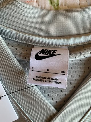 Nike Street Oversized Graphic Mesh Jersey Grey