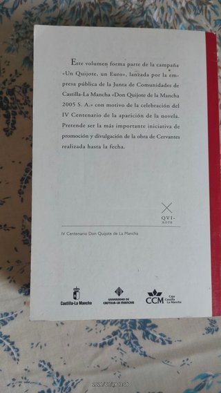 El Ingenioso Hidalgo Don Quixote De La M
