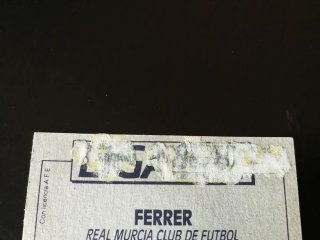 Ferrer Baja Real Murcia Este 86/87, difícil