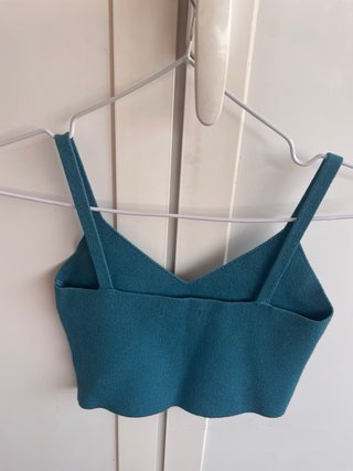 Top tirantes Mocca azul turquesa talla única