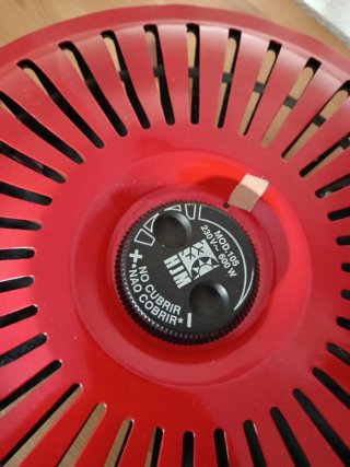 Brasero Eléctrico HJM 600W Vintage