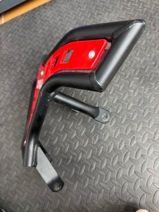 Defensa XRW X16 QUAD YAMAHA YFZ 450 (negro y rojo)