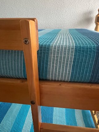 Litera madera con colchones