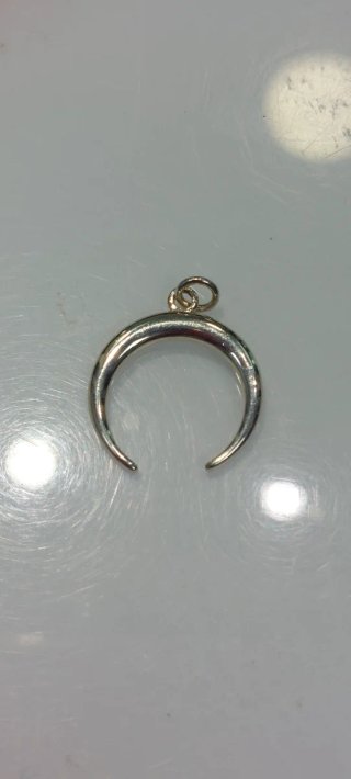 Colgante Media Luna Plata 925