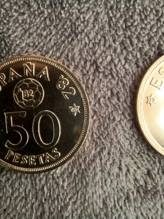 Colección Monedas España 1980 estrellas *80,*81 82