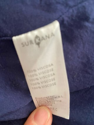 Falda Surkana floral azul